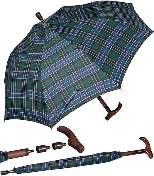 iX-brella Stockregenschirm Stützschirm mit Holzgriff - höhenverstellbar, se günstig online kaufen