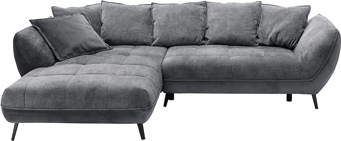 exxpo - sofa fashion Ecksofa "Midway mit einfacher Easy-Lift-Bettfunktion, günstig online kaufen