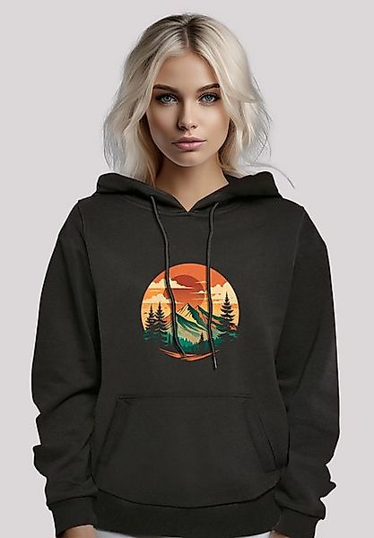 F4NT4STIC Kapuzenpullover Sonnenuntergang Berglandschaft Premium Qualität günstig online kaufen