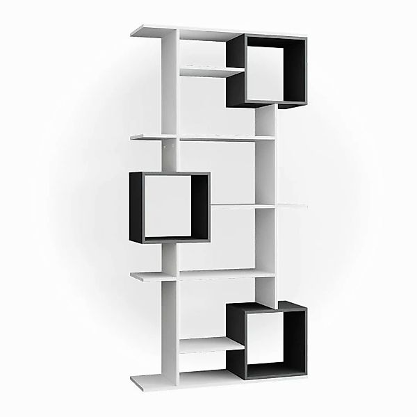 Vicco Raumteiler Cube, Weiß/Anthrazit, 92 x günstig online kaufen