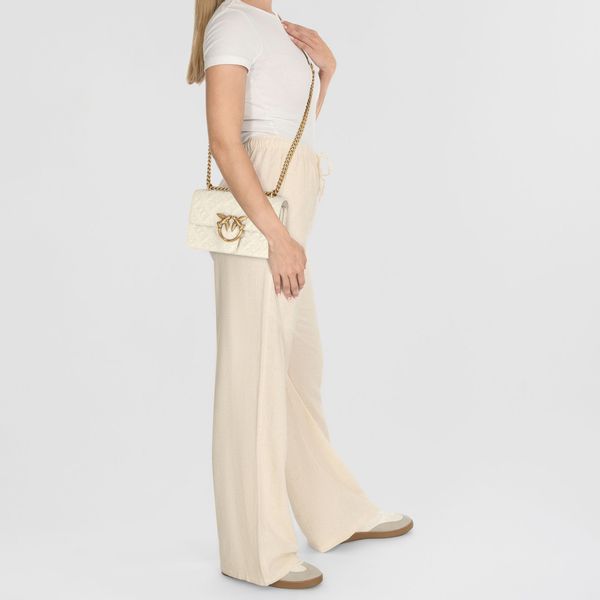 PINKO Schultertasche Love One, Leder günstig online kaufen