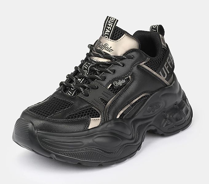 Buffalo Plateausneaker "Yuno one" Halbschuh, Schnürschuh, Retro-Sneaker mit günstig online kaufen