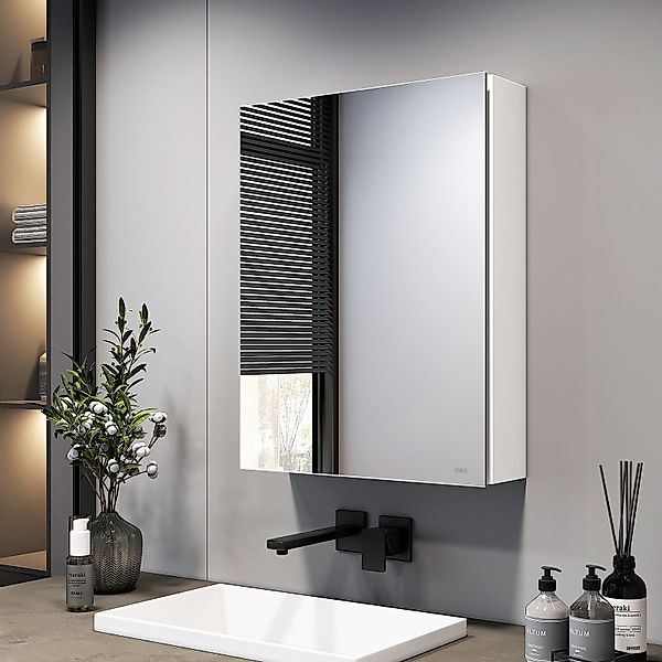 EMKE Spiegelschrank 50x65 cm 1-tütig Spiegelschränke günstig online kaufen