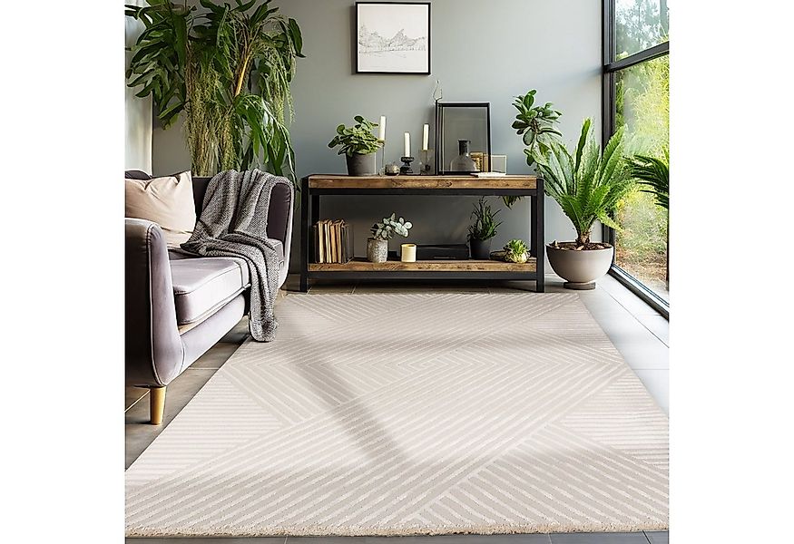 SIMPEX24 Designteppich Skandinavisches Boho Muster, Läufer, Höhe: 12 mm, Te günstig online kaufen