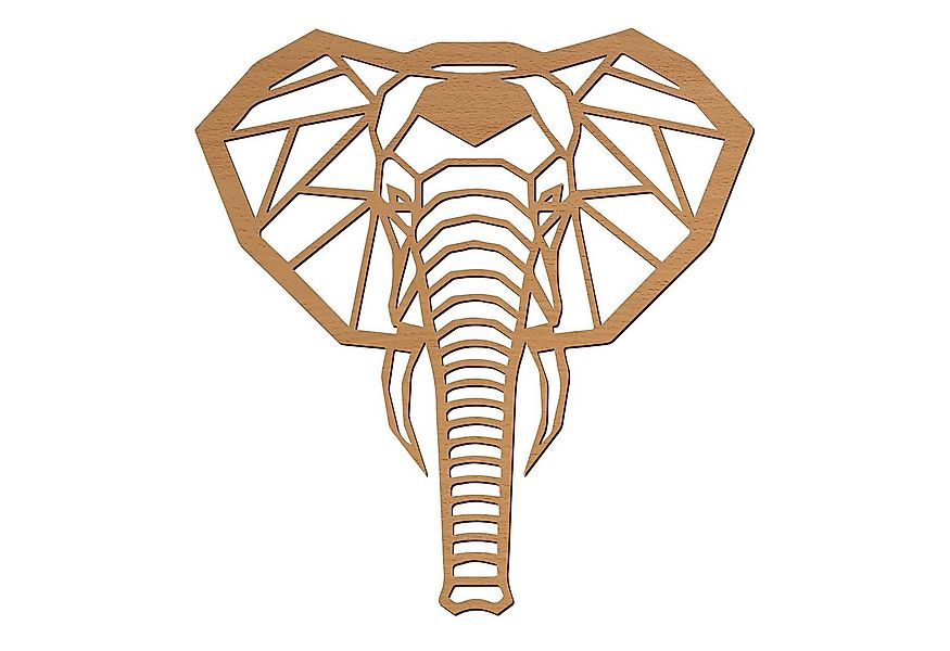 Namofactur LED Wandleuchte Elefant - Dekoobjekt aus Holz mit Elefanten-Moti günstig online kaufen