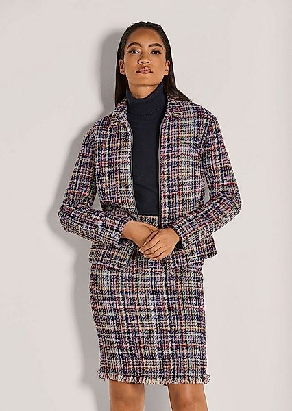 MADELEINE Kurzblazer Moderner Kurzblazer mit Zipper Blazer mit Klappkragen günstig online kaufen