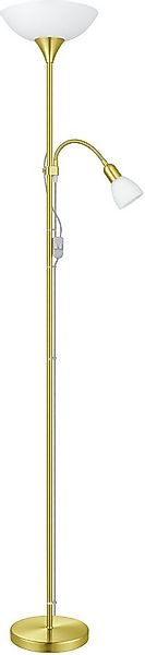 EGLO Stehlampe UP 2 Stehlampe - Stahl - E27,E14 - 1X60W,1X18W - IP20, Ein-/ günstig online kaufen