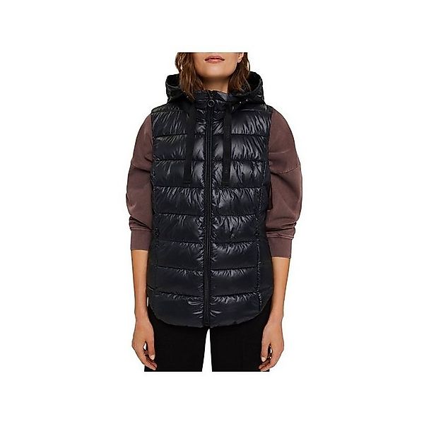 Esprit Jerseyweste Damen Weste für Damen in schwarz (1-tlg) günstig online kaufen