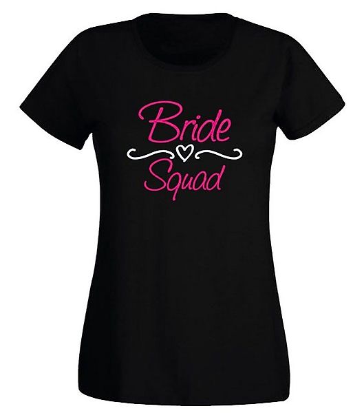 G-graphics T-Shirt Damen T-Shirt - Bride Squad JGA-Shirt, Junggesellinnen-A günstig online kaufen