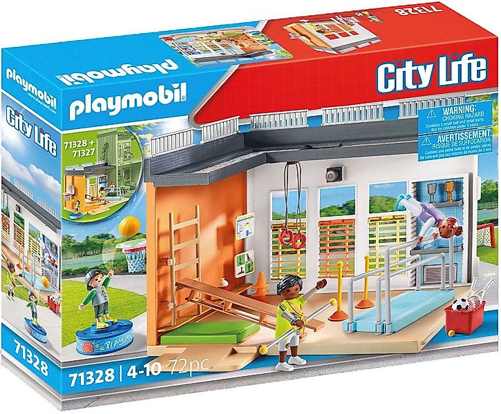 Playmobil® Anbau Turnhalle (71328), My City Life Konstruktions-Spielset, (7 günstig online kaufen