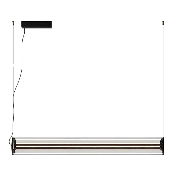 LED-Pendellampe 19112, schwarz matt/transparent günstig online kaufen