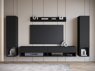 INOSIGN Wohnwand "AMADEO II" Komplett-Set, 4 Stk. tlg. Vitrine Türanschlag günstig online kaufen