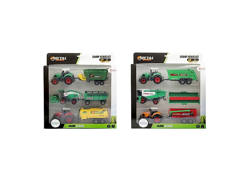 Toi-Toys Spielzeug-Auto Landwirtschafts Set Traktoren plus Anhänger zufälli günstig online kaufen