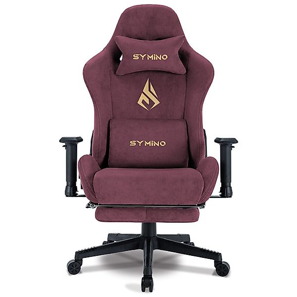 symino Gaming-Stuhl Premium Alcantara Stoff, ergonomischer, günstig online kaufen
