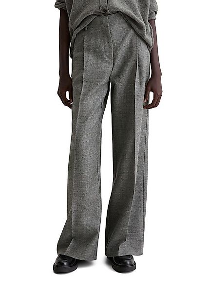 Marc O'Polo Anzughose weit aus italienischem Woll-Twill mit Bund- und Bügel günstig online kaufen