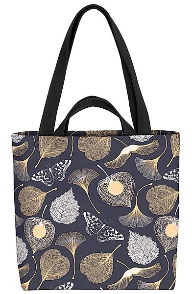 VOID Henkeltasche (1-tlg), Gepresste Blätter Ginkgo günstig online kaufen
