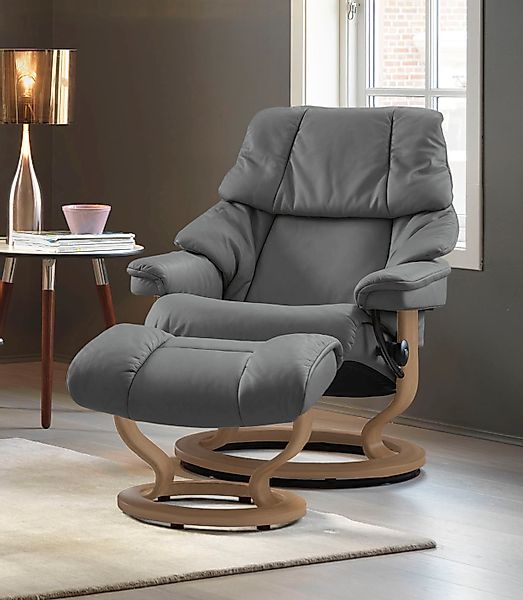 Stressless® Relaxsessel »Reno«, (Set, Relaxsessel mit Hocker), mit Hocker, günstig online kaufen