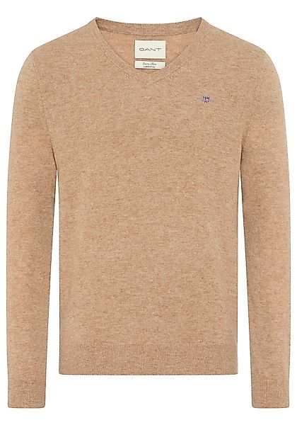 Gant V-Ausschnitt-Pullover EXTRAFINE LAMBSWOOL V-NECK mit günstig online kaufen