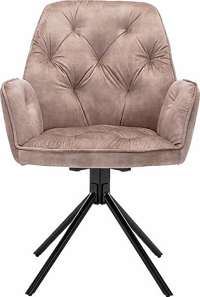 byLIVING Esszimmerstuhl »Sarina« () 2er-Set, hochwertiger Vintage-Samt Bezu günstig online kaufen