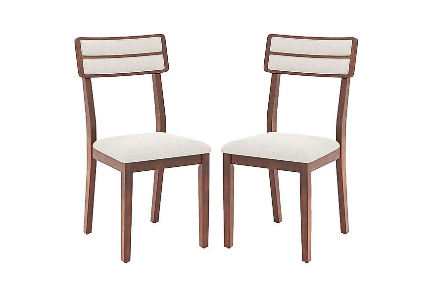 COSTWAY Esszimmerstuhl (2 St), Küchenstühle mit geneigter Rückenlehne, 180 günstig online kaufen