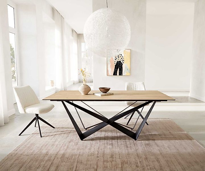 DELIFE Esstisch Edge, Keramik Laminam® Sabbia günstig online kaufen