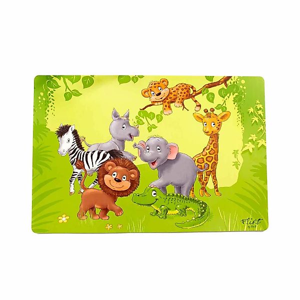 Ritzenhoff & Breker Platzset "Platzmatte Dschungeltiere 30 x 45 cm bunt" günstig online kaufen