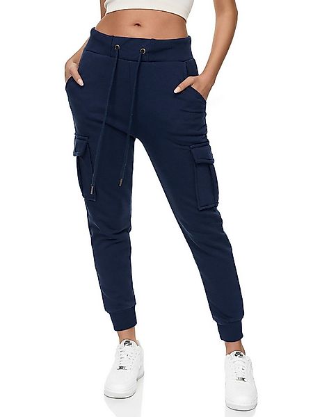 REPUBLIX Jogginghose ELISE Damen Cargo Jogger Sporthose Jogging Sweat Pants günstig online kaufen