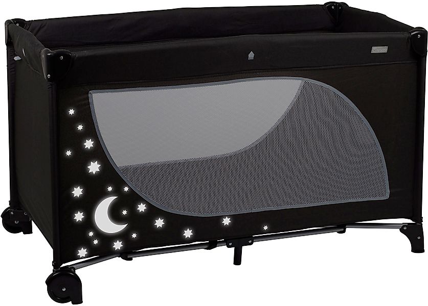 BabyGo Baby-Reisebett Moonstars, black günstig online kaufen