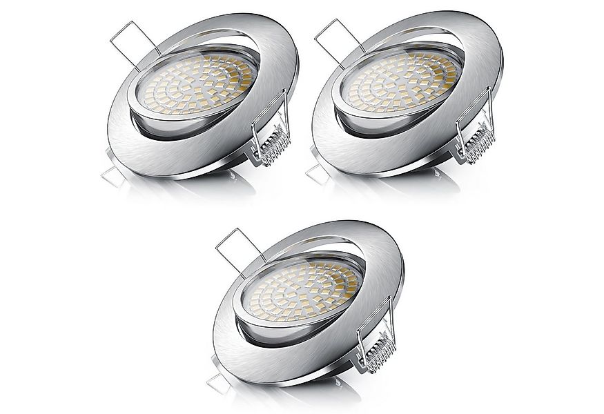 Brandson LED Einbaustrahler dimmbar & schwenkbar, Deckenspots, Aluminium Ra günstig online kaufen