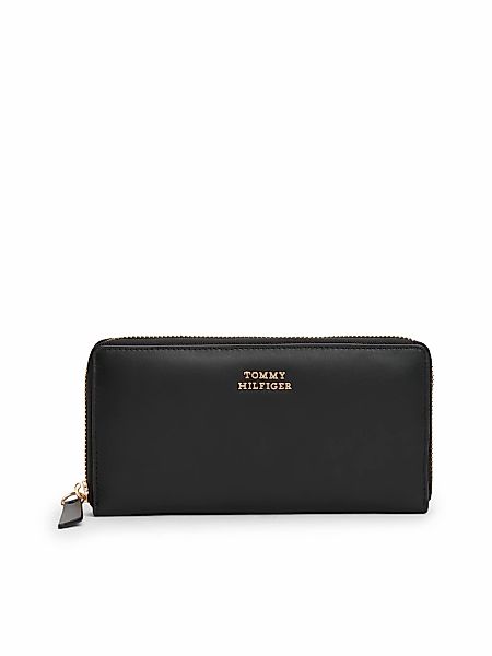 Tommy Hilfiger Geldbörse "TH LEATHER SLG LRG ZA", Damen Geldbeutel, Portemo günstig online kaufen