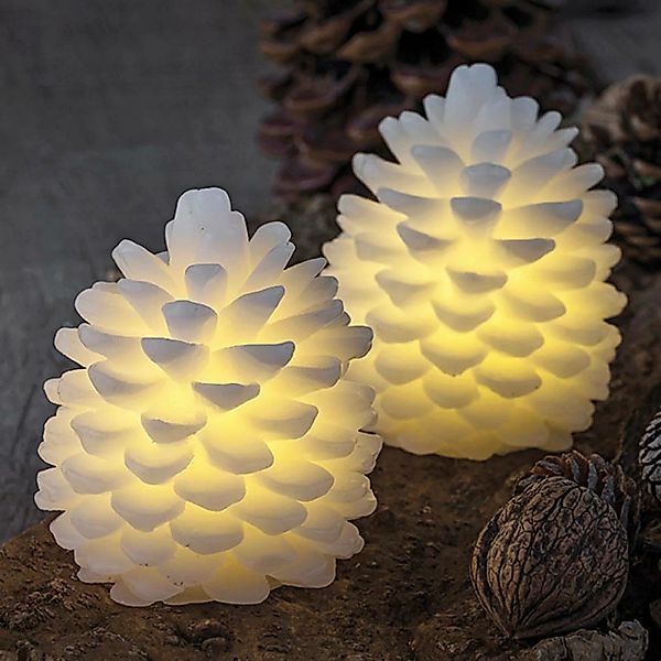 LED-Kerze Clara, Höhe 10 cm, Zweierset günstig online kaufen