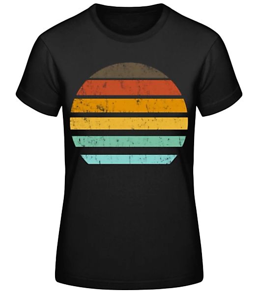 Retro Sonnenuntergang 3 · Frauen Basic T-Shirt günstig online kaufen
