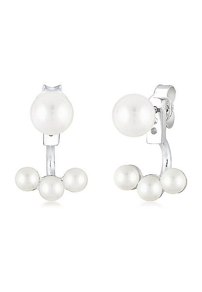 Elli Paar Ohrstecker Ear Jacket Süßwasserzuchtperle 925 Sterling Silber günstig online kaufen