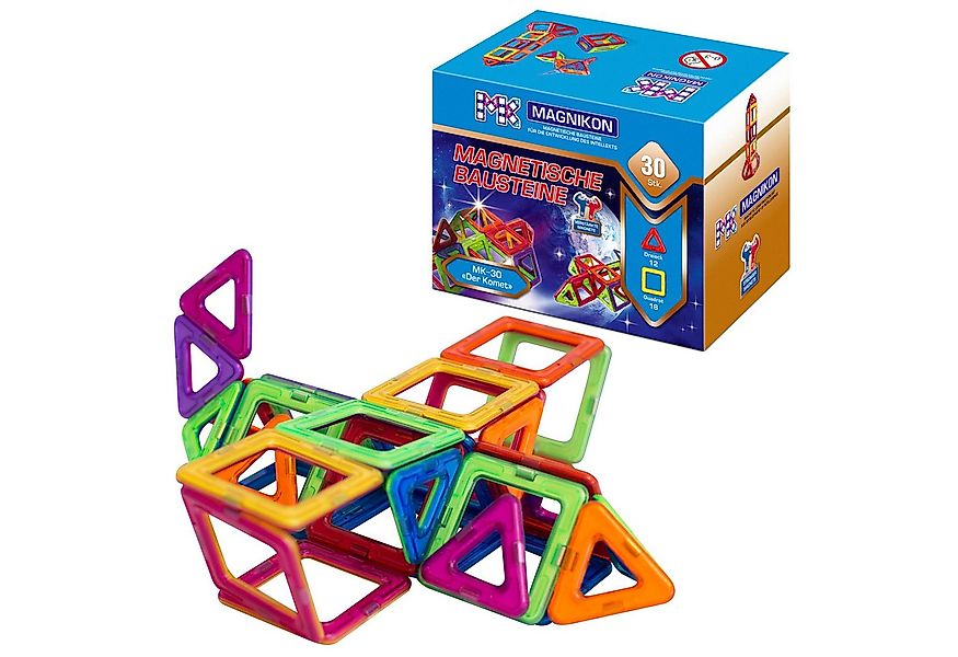MAGNIKON Magnetische Bausteine Bauklötze MK-30 Der Komet, 30-Teilig Magnets günstig online kaufen