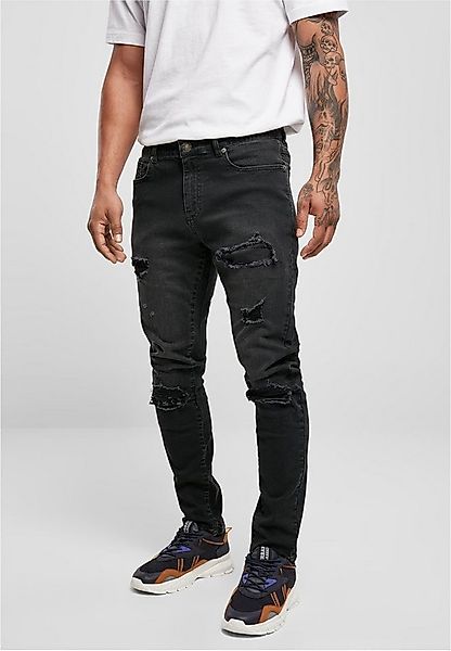 URBAN CLASSICS Funktionshose Heavy Destroyed Slim Fit Jeans günstig online kaufen