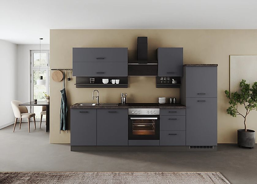 KOCHSTATION Küchenzeile "KS-Frieda Breite 280 cm" wahlweise mit E-Geräten, günstig online kaufen