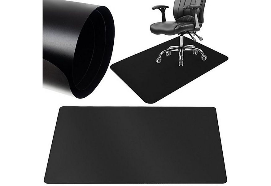 Ruhhy Bodenschutzmatte Schwarze Büro Stuhlschutzmatte - 90x130cm, Stuhlschu günstig online kaufen
