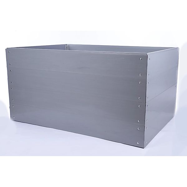 PROREGAL Hochbeete Growline Plast HxBxT 81x160x80cm 4 Ebenen Grau günstig online kaufen