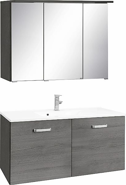 welltime Badmöbel-Set "Ravenna" 2 Stk. tlg. Breite 100 cm, mit gedämpften S günstig online kaufen