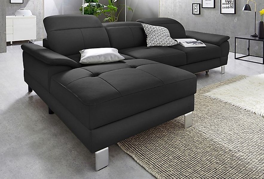 exxpo - sofa fashion Ecksofa »Mantua 2, inkl. Kopf- bzw. Rückenverstellung, günstig online kaufen