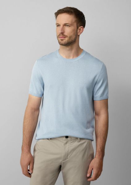 s.Oliver Kurzarmpullover Strickpullover Feingestricktes T-Shirt aus günstig online kaufen