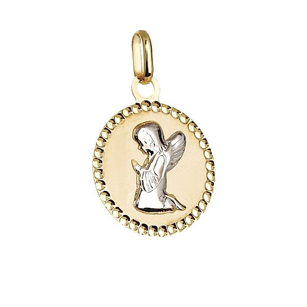 NKlaus Kreuzanhänger Schutzengel 14mm Kettenanhänger Gelbgold günstig online kaufen
