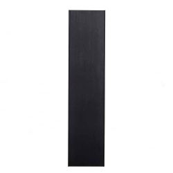 Schmaler Wohnzimmer Schrank in Schwarz Kiefer teilmassiv günstig online kaufen