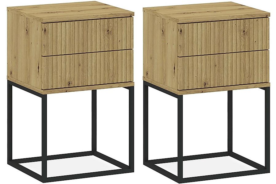 KONSIMO® Nachttisch RECTUS Nachtschrank, Modern, hergestellt in der EU, mit günstig online kaufen