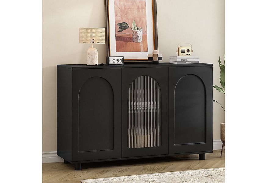 Flieks Sideboard mit verstellbarer Einlegeböden (120x40x78,5 cm, 1 St), Meh günstig online kaufen