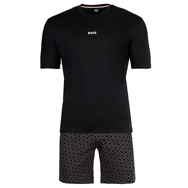 BOSS Pyjama Herren Pyjama Baumwolle Relax günstig online kaufen