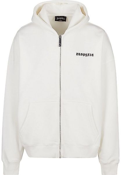 Dropsize Sweatjacke Dropsize SUPER HEAVY OVERSIZE LOGO ZIP HOODIE günstig online kaufen