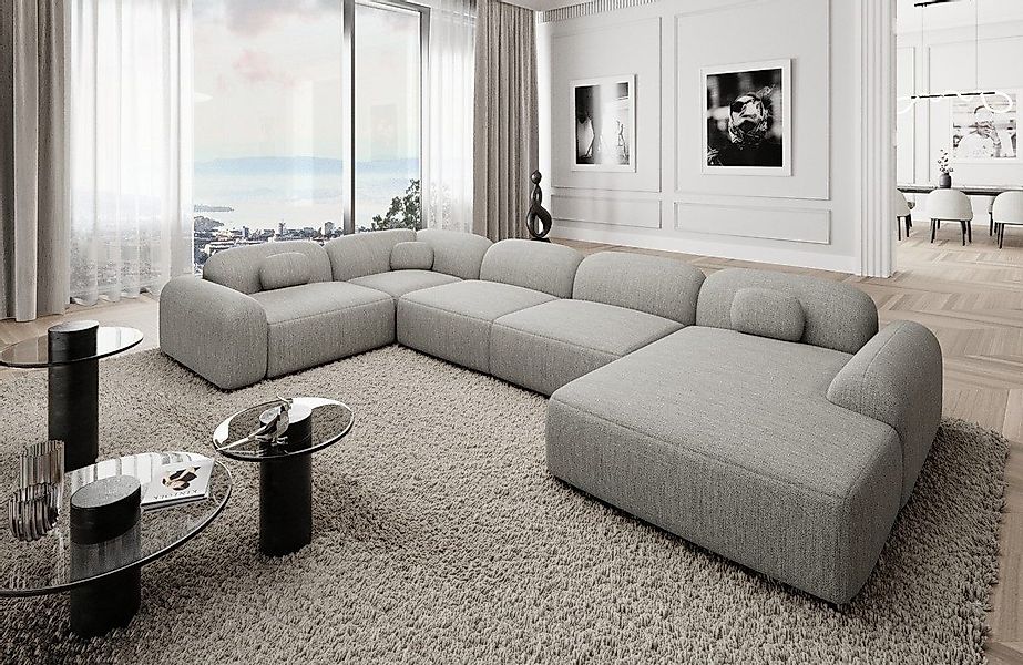 Sofa Dreams Wohnlandschaft Stoff Sofa Polstersofa günstig online kaufen