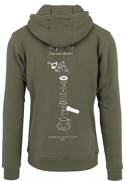 MisterTee Sweater "Herren Depresso Hoody", (1 tlg.) günstig online kaufen