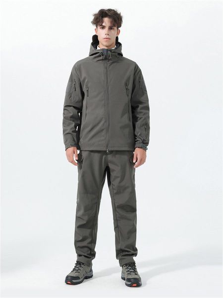 YOUTHUP Freizeitanzug, Herren winddichter, warmer Outdoor-Anzug günstig online kaufen